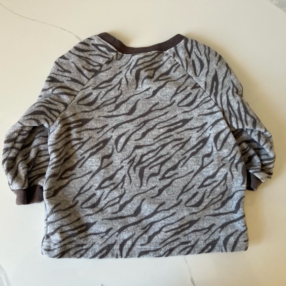 Disney Baby Tigger Gray and Brown Long Sleeve Sweater Top 6-12M - Picture 6 of 6